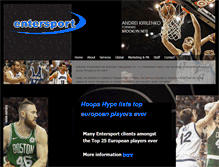 Tablet Screenshot of entersport.net